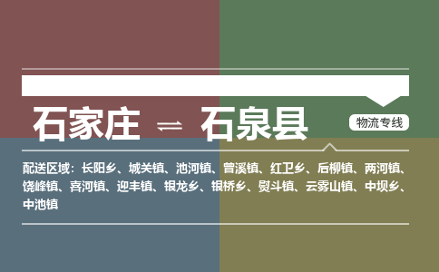 石家庄到石泉县零担物流专线-石家庄到石泉县整车运输服务