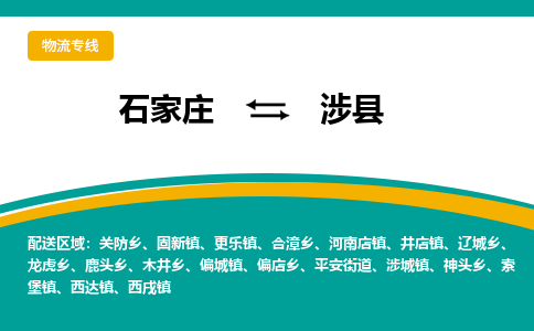 石家庄到涉县物流专线省市县+乡镇-闪+送专业运送|优质物流