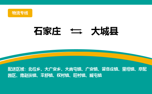 石家庄到大城县物流专线省市县+乡镇-闪+送专业运送|优质物流