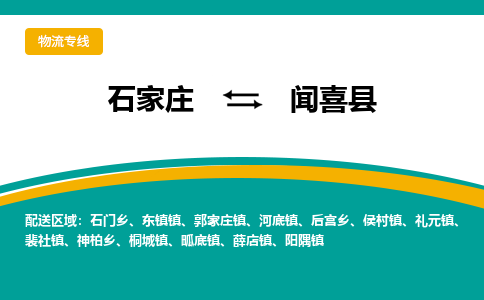 石家庄到闻喜县物流专线省市县+乡镇-闪+送专业运送|优质物流