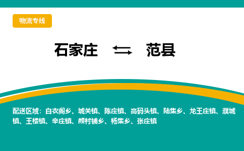 石家庄到范县物流专线省市县+乡镇-闪+送专业运送|优质物流