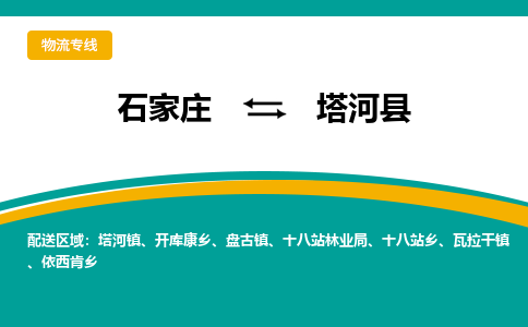 石家庄到塔河县物流专线省市县+乡镇-闪+送专业运送|优质物流